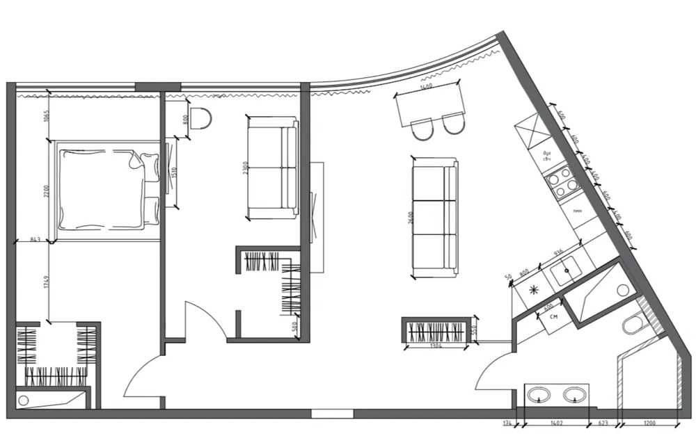 Панорама моря. VIP -Ремонт. Мебель. Аркадия. ул.Каманина. 45 Жемчужина