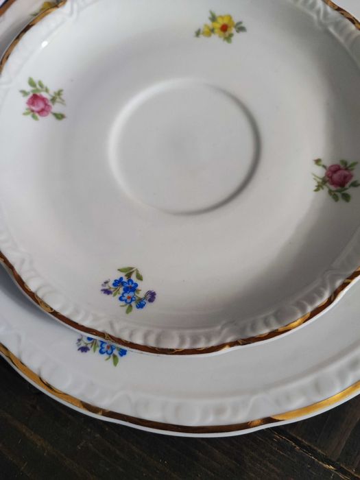 Zestaw sniadaniowy rumuńska porcelana Apulum