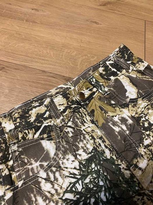 Spodnie damskie jeansy baggy realtree M khaki nature woman