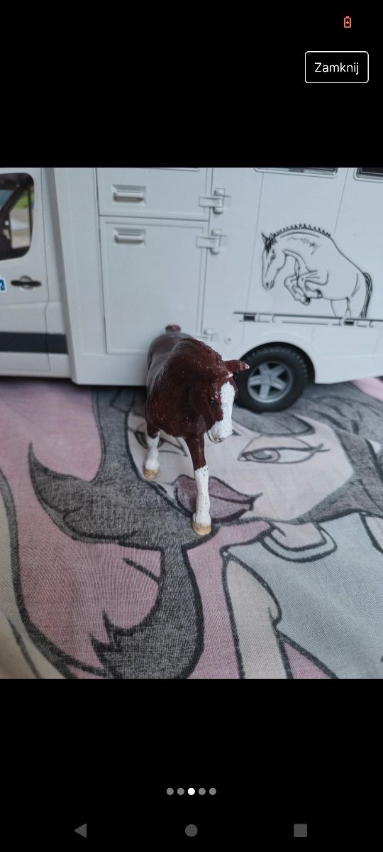 Koń Schleich custom stan dobry