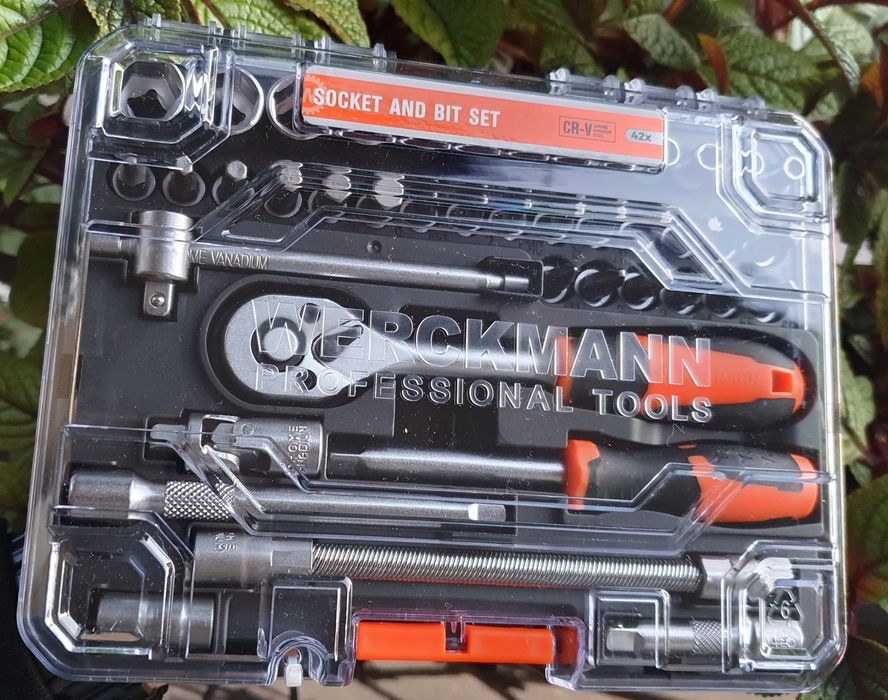 Werckmann zestaw narzędzi  nasadowe torx klucze grzechotka