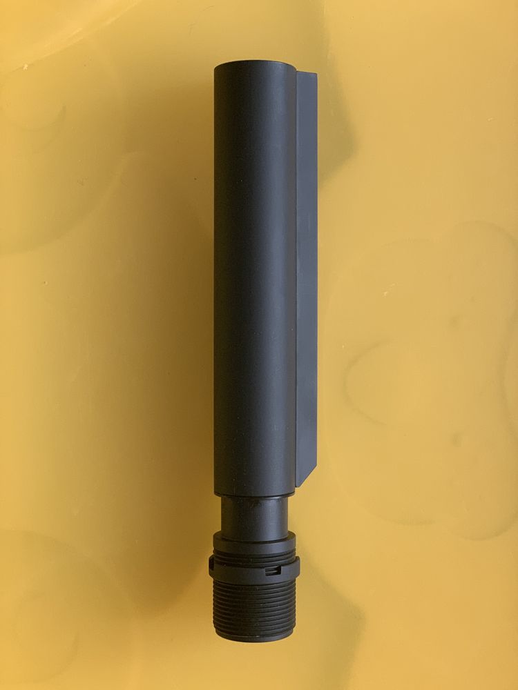 Труба с демфером для установки телескопического приклада на АК