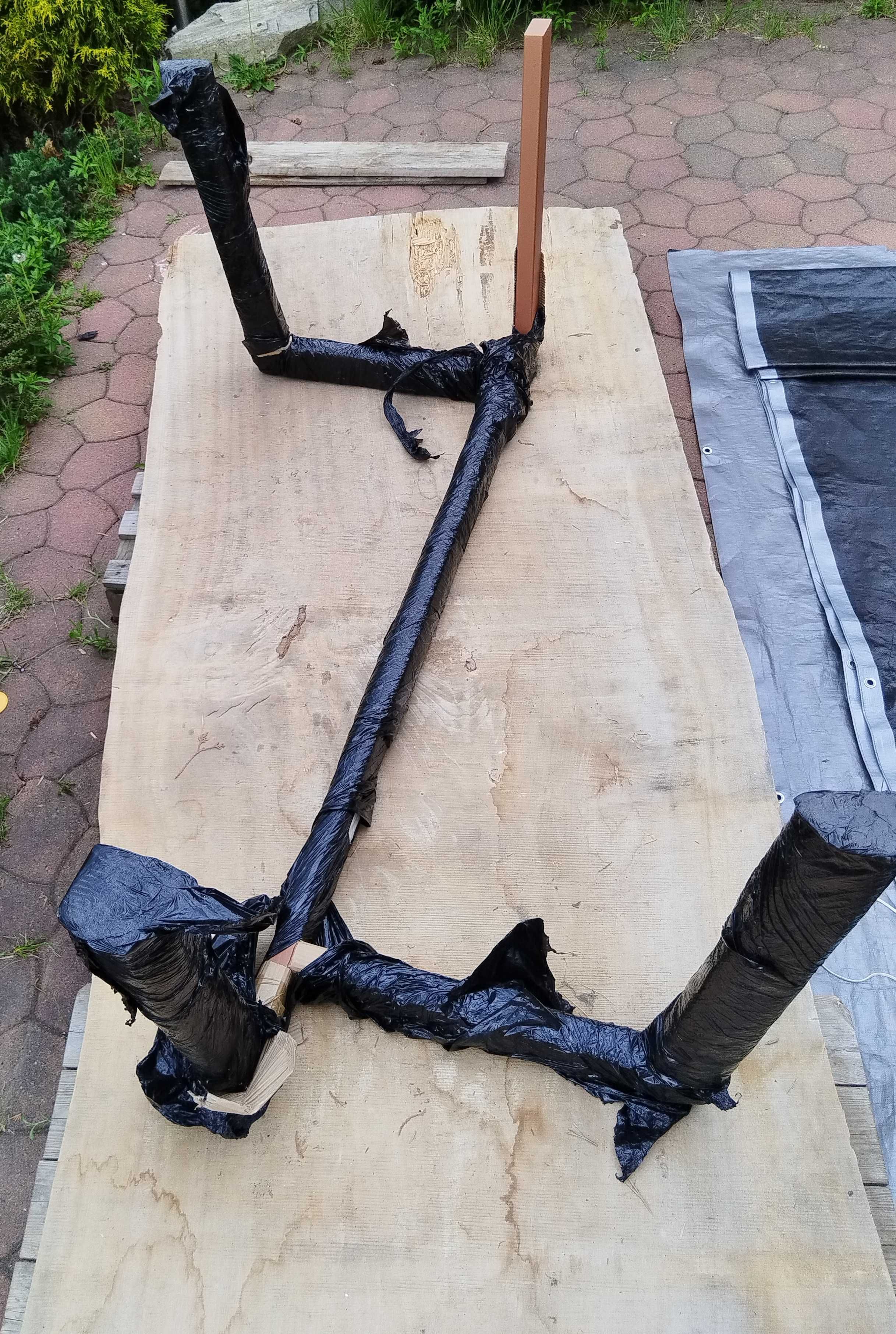 Stół jednolity blat topola 300x110 cm