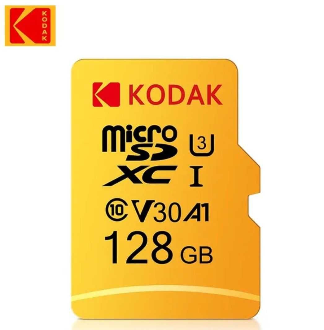 ОРИГИНАЛ карта памяти Kodak 128GB microSDXC Card Class 10 (C10)