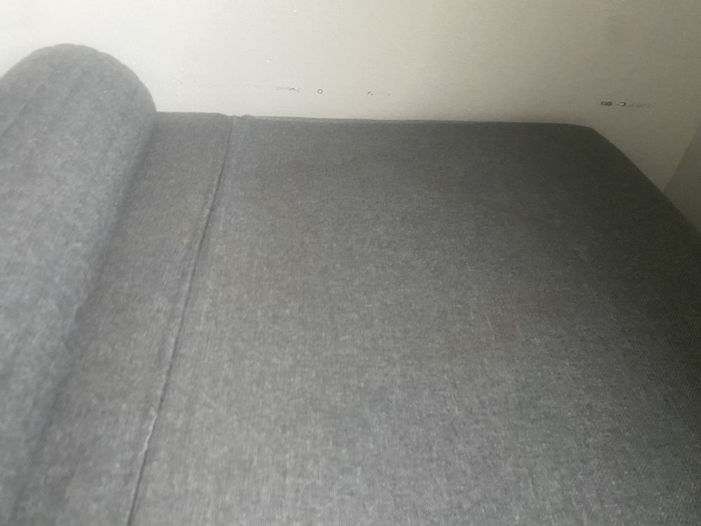 Czarny Materac Wygodny rozkladany