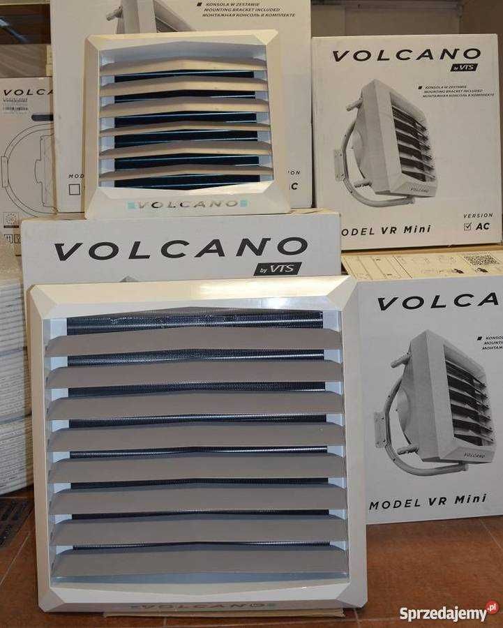 Nagrzewnica wodna  VOLCANO VR1 AC 5-30kW grzanie hali magazynu