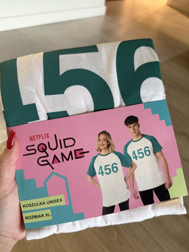 T-shirt. Squid Game. Koszulki M L XL.