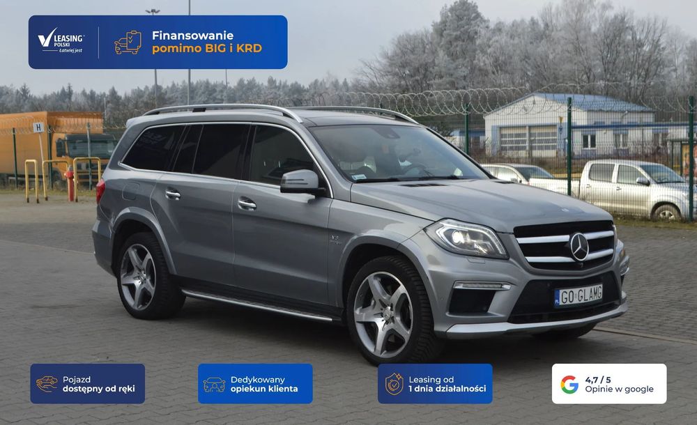 Mercedes-Benz GL [12328] GL 63 AMG, 560 KM, napęd 4x4, 7-osobowy, panorama. FV