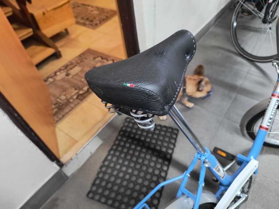 Rower składak, polski klasyk, po renowacji, FLAMING.