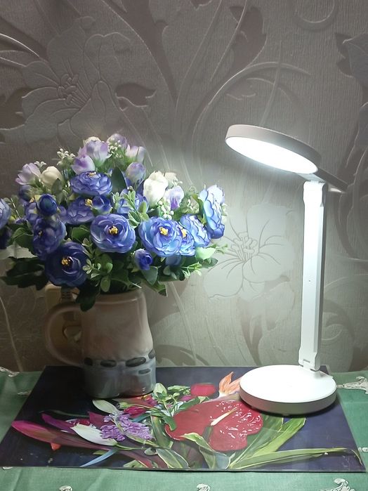 Настольная сенсорная Ied лампа с аккумулятором