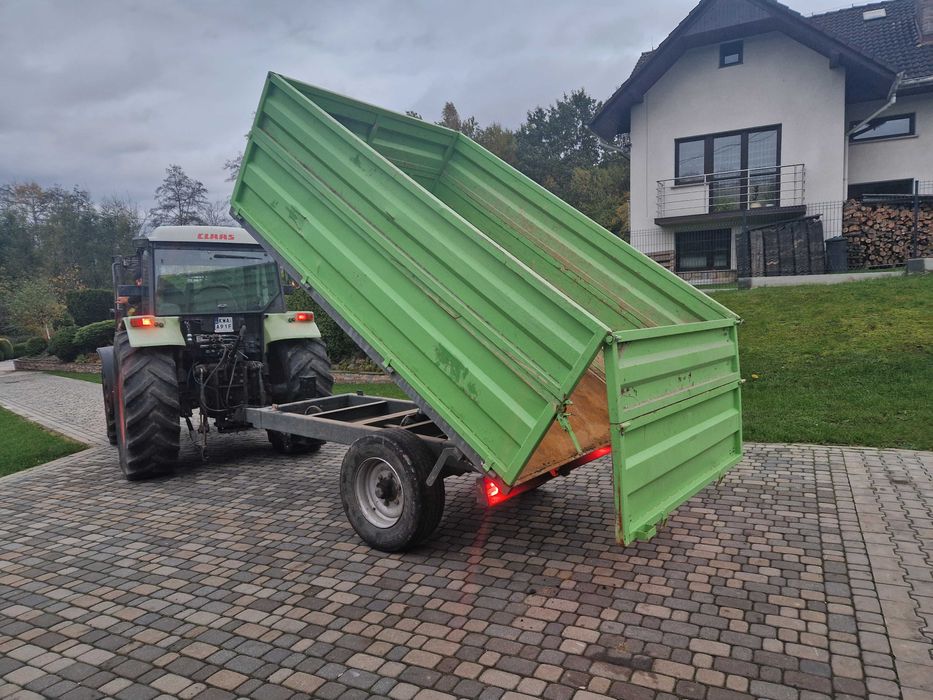 Przyczepa jednoosiowa 5 ton mocna konstrukcja
