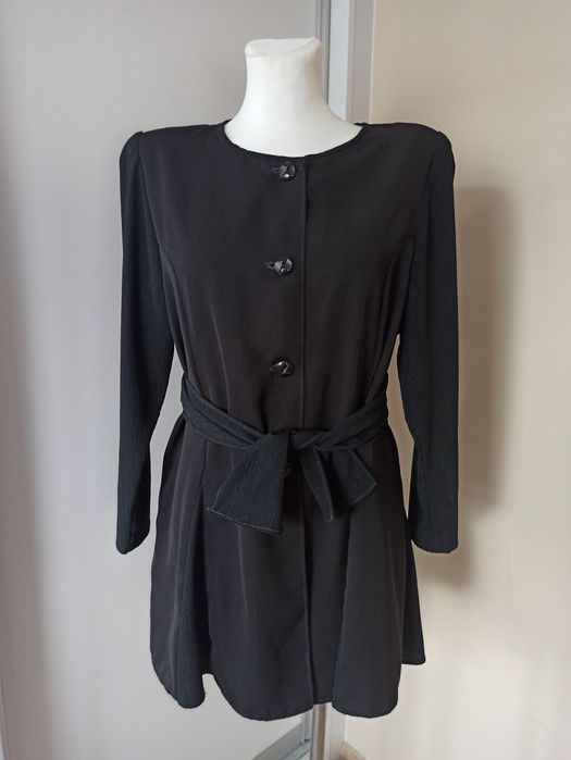 Czarny żakiet narzutka rozm. L/XL