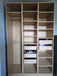 IKEA PAX – 3 segmenty, kolor brzoza, 100x58x236 cm – stan bardzo dobry