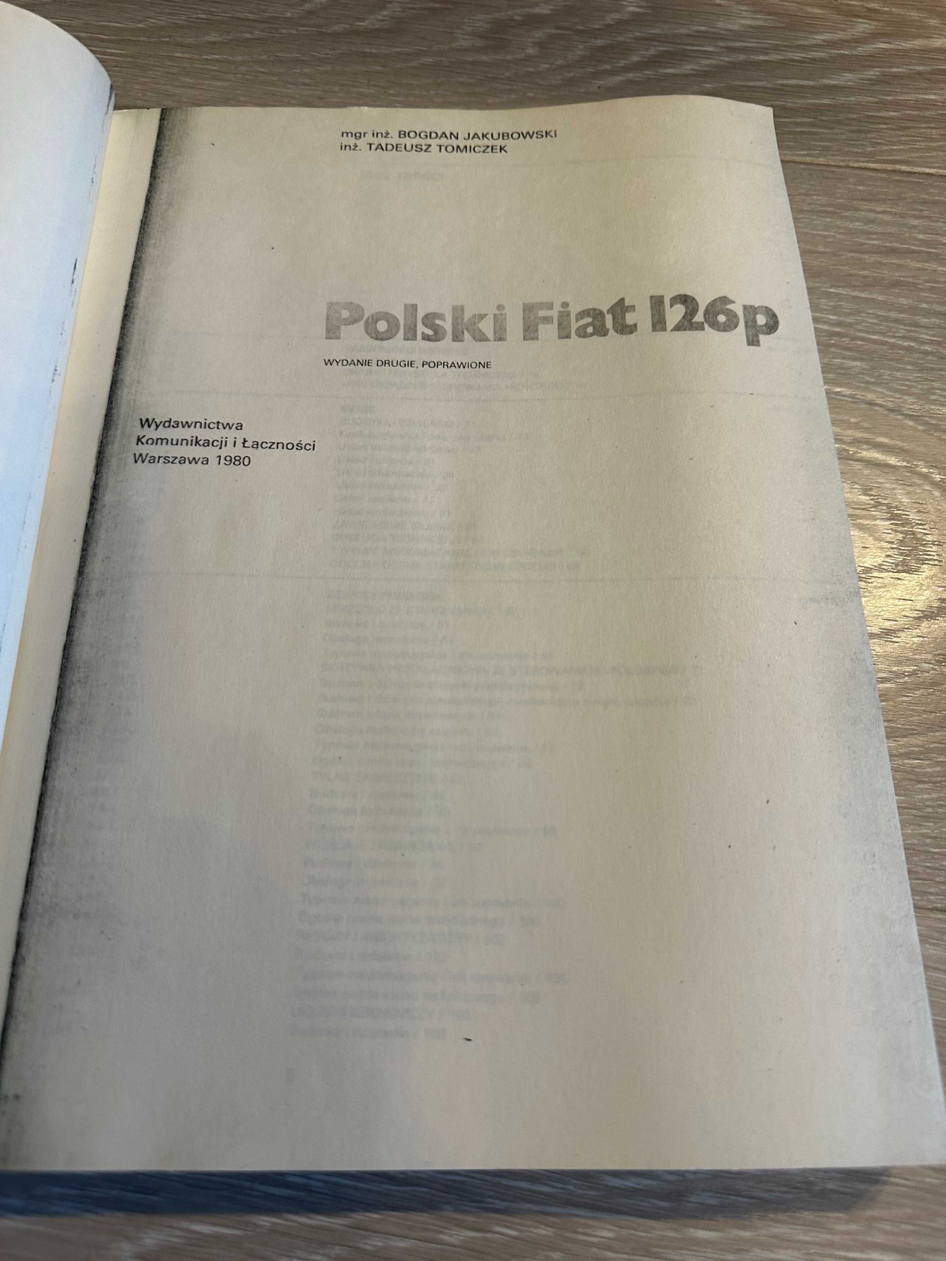 Budowa Polski Fiat 126p B. Jakubowski T. Tomiczek + katalog cześci