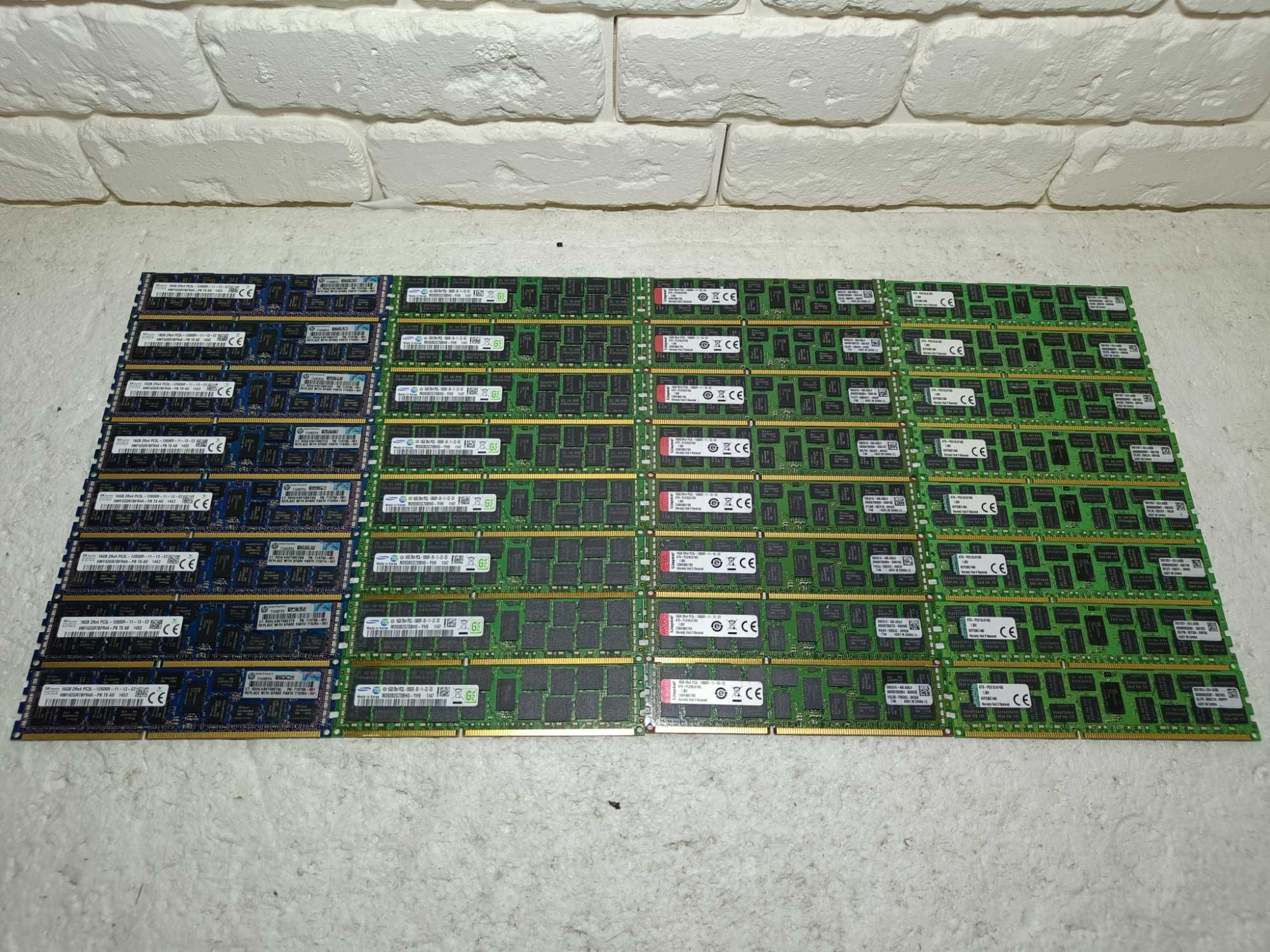 СЕРВЕРНА оперативна память DDR3 16GB 8GB ECC REG Samsung Hynix 1600MHz
