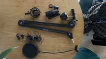 Mikrofon Fifine k669, BOYA M1 , statyw