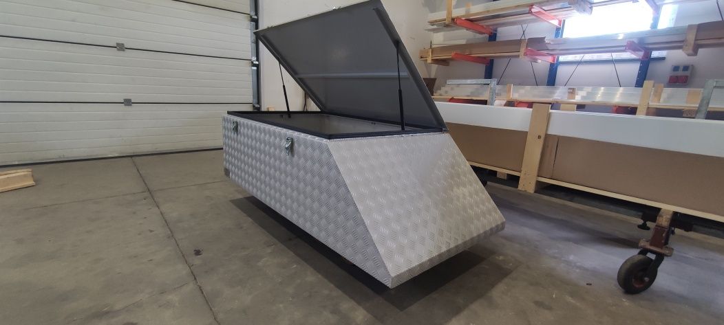 Skrzynka aluminiowa skrzynia transportowa bagażnik box kamper na wymia