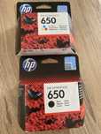 Nowe Tusze kolorowy i czarny hp 650