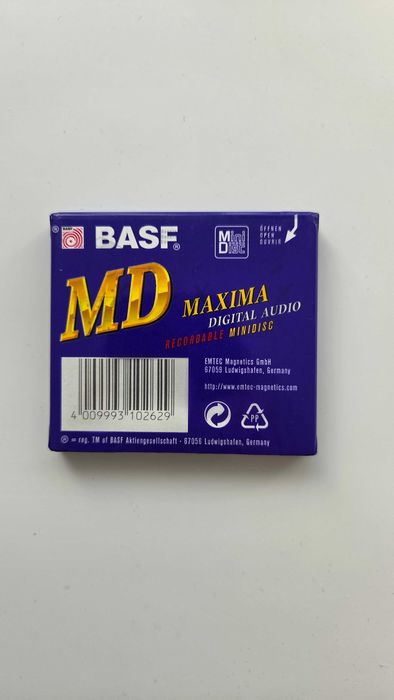 Minidisc Maxell Basf EMTEC 74 Maxima