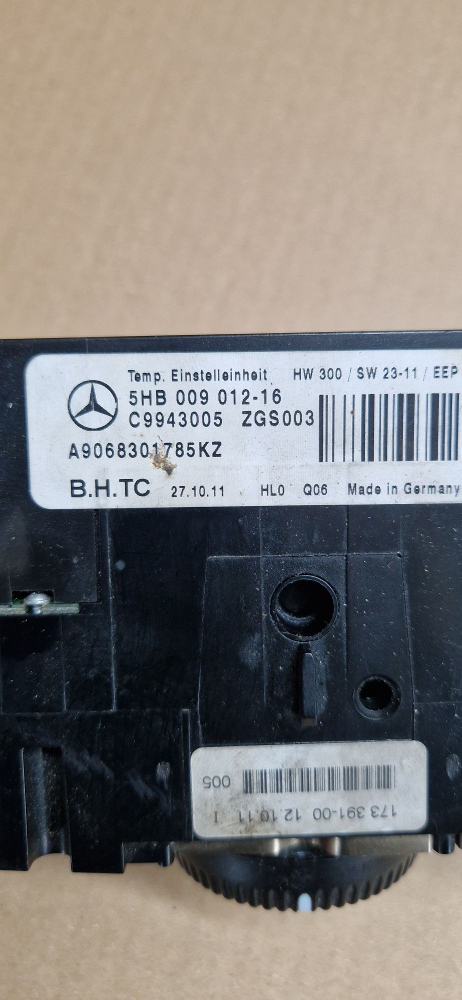 Panel nawiewu klimatyzacji mercedes sprinter 906