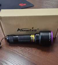 Мощный ультрафиолетовый фонарик uv 365nm 15w