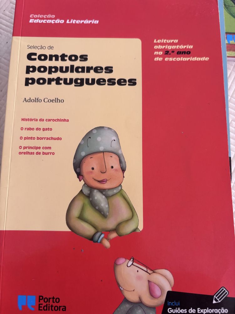 Livros de leituras recomendadas 1 e 2 ano do 1 ciclo