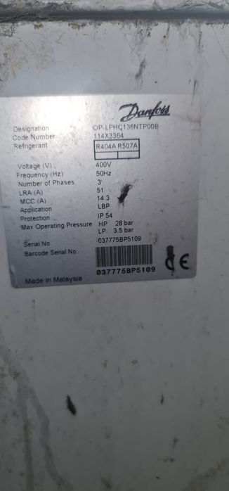 Agregat chłodniczy Danfoss