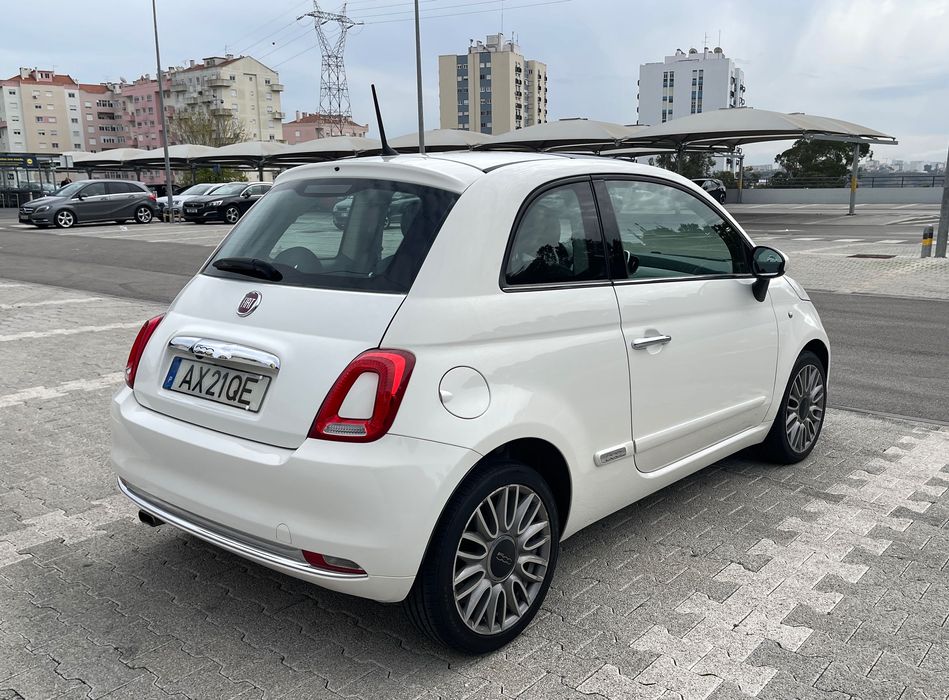 Fiat 500, ano 2016, gasolina 1.2, automático