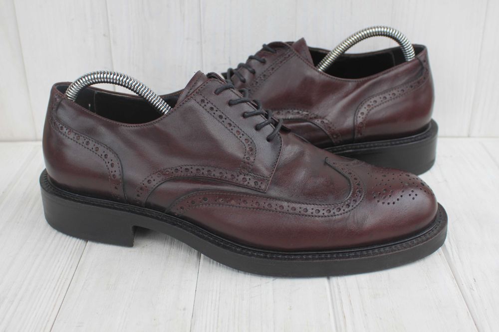 Туфлі броги Daniel Hechter шкіра вироблені в Італії 42р туфли