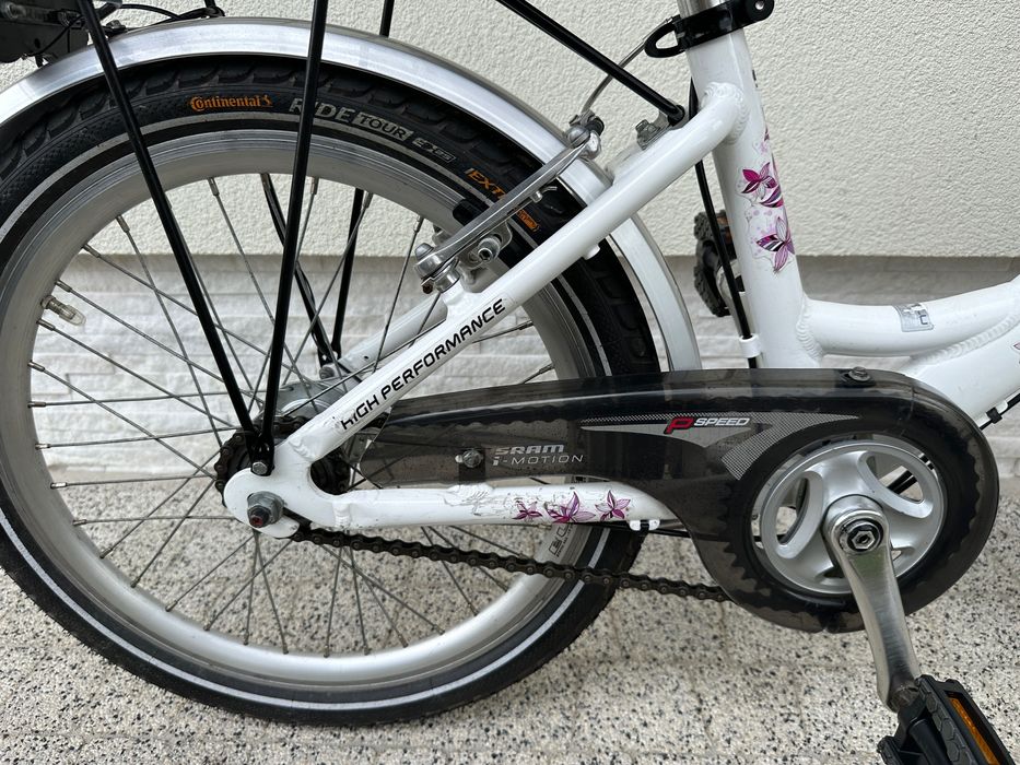 Rower PUKY SKYRIDE - koła 20, aluminiowy, 3 biegi, kontra, prądnica