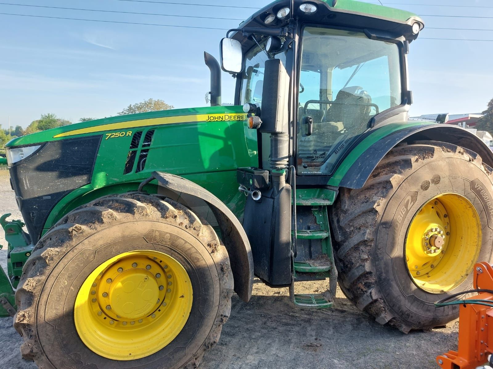 John Deere 7250R uszkodzona skrzynia