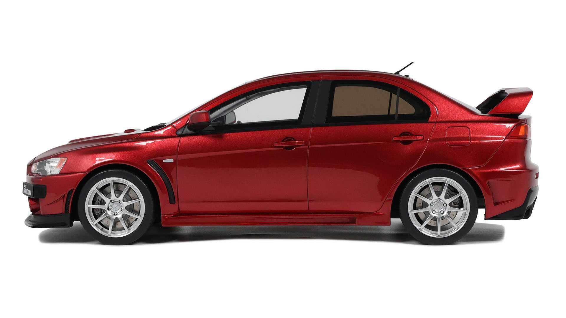 Model 1:18 Otto Mitsubishi Lancer Evo X FQ-400, 2012 red (OT1084)