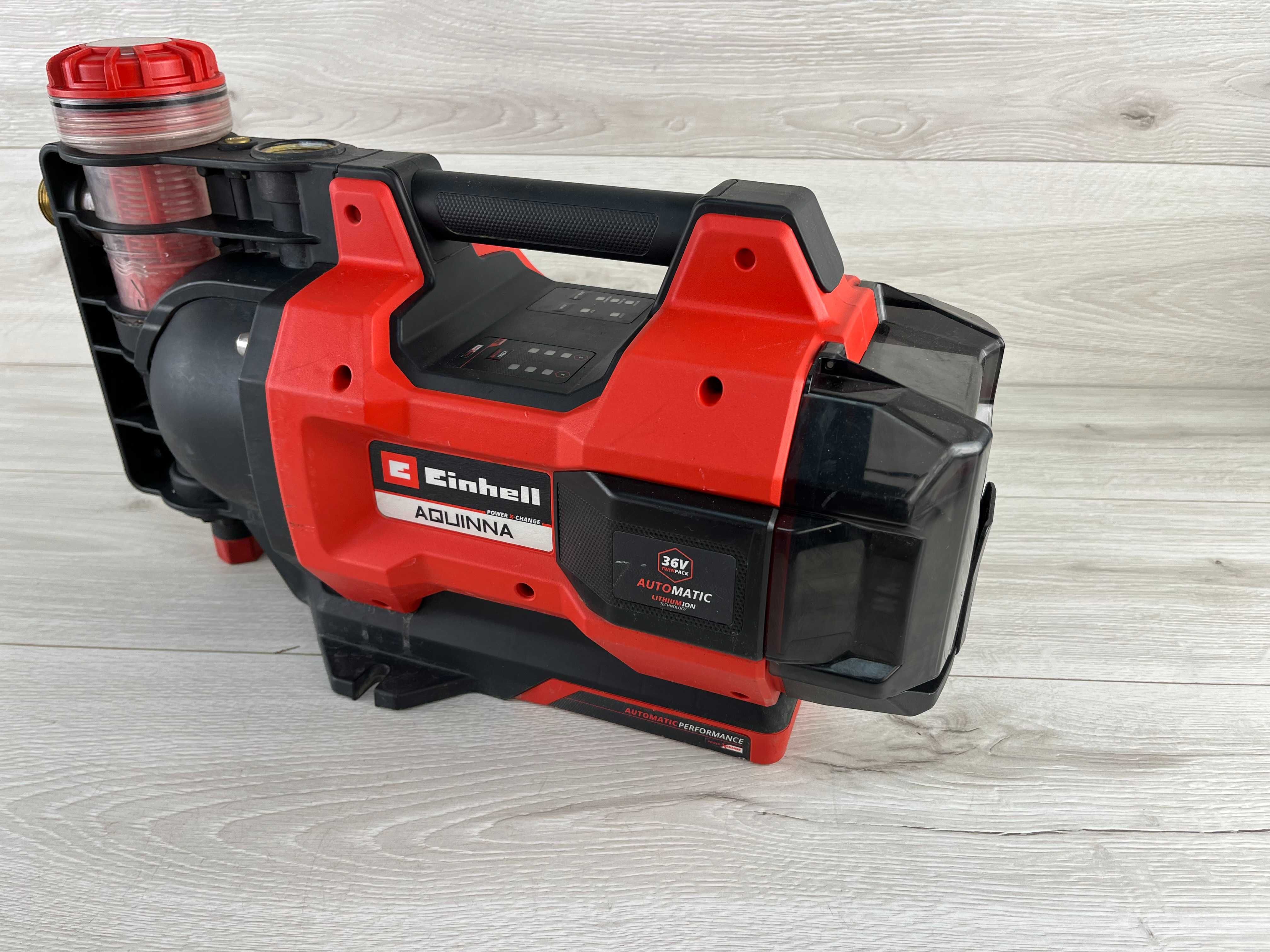 Насос садовий акумуляторний Einhell X-Change AQUINNA 36/38 F LED