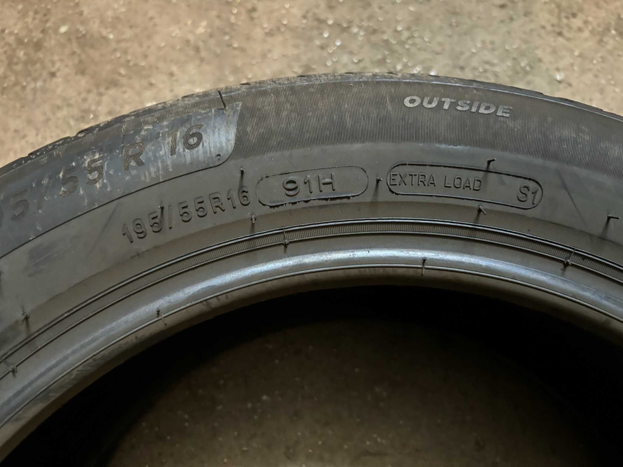 2X Opony Letnie 195/55R16 91H XL MICHELIN E PRIMACY 6.4MM 2022R NOWE!