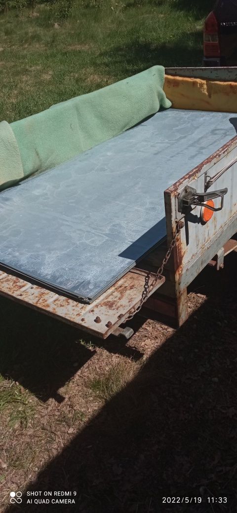Blacha ocynk 1x2m gr. 0,7 mm
