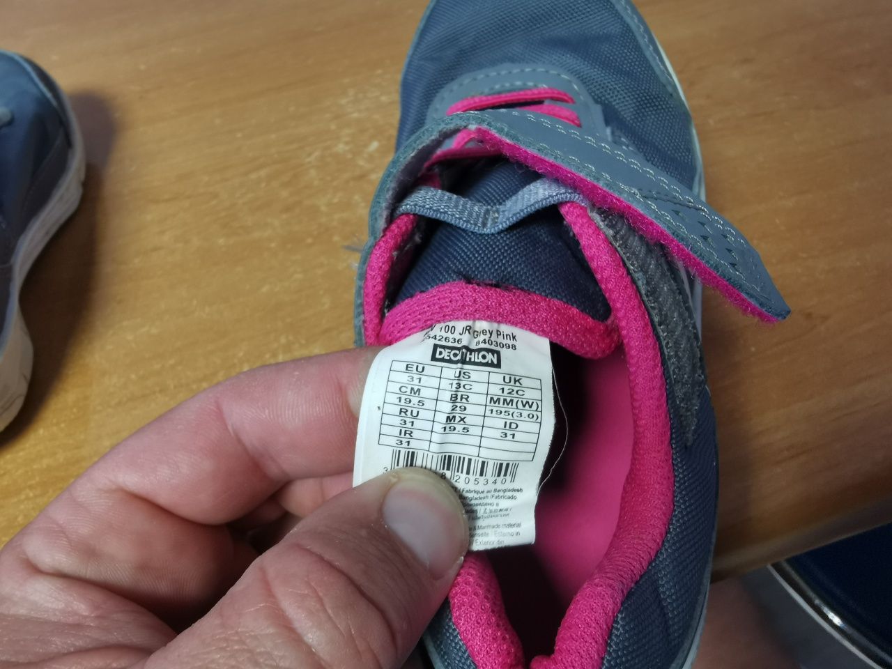 Buty dziecięce na rzep sportowe 31 decathlon