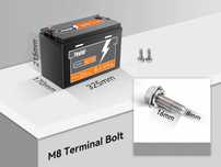 Аккумуляторы LiFePO4 PowMr 12.8V 100AH 150AH и 25.6V 100AH / Батарея