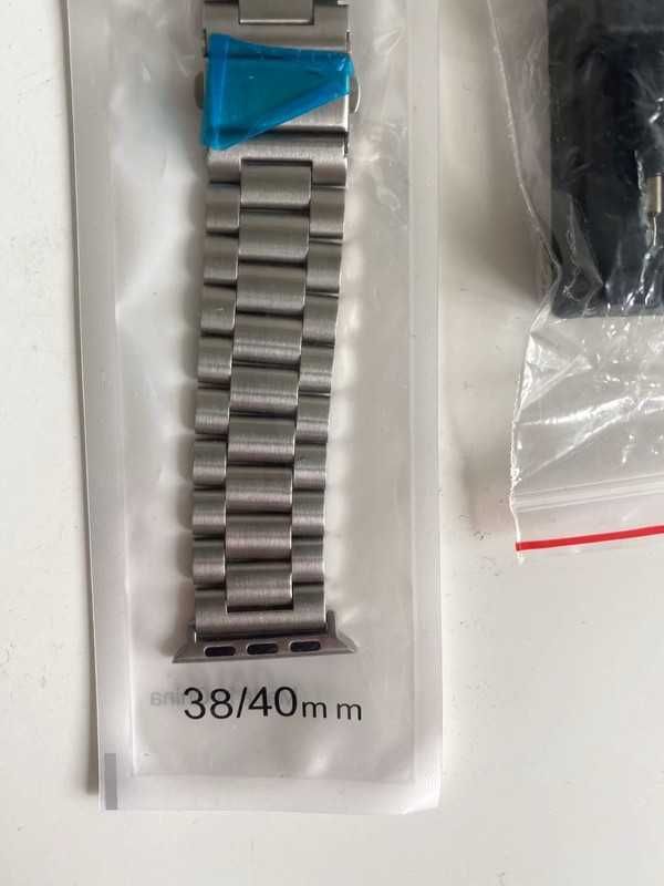 Pasek Smartwatch dla Apple metalowy solidny nowy