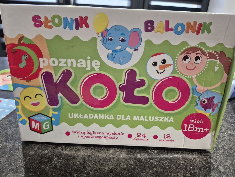 Układanka poznaję koło