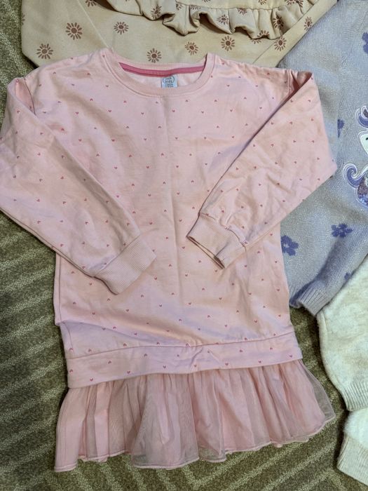 Bluzy+sweterki dziewczynka 122/128