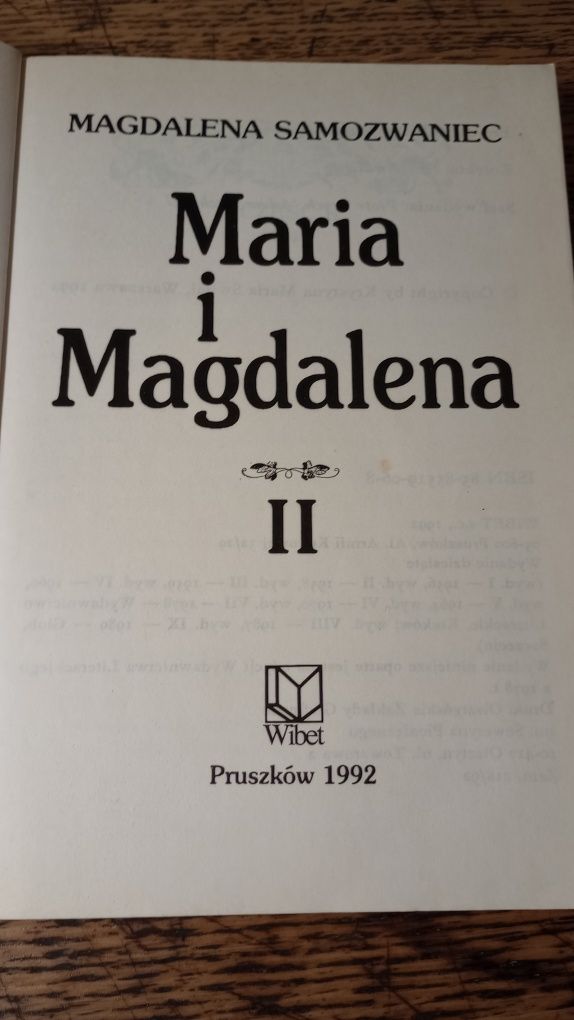Maria i Magdalena. t.2. Magdalena Samozwaniec