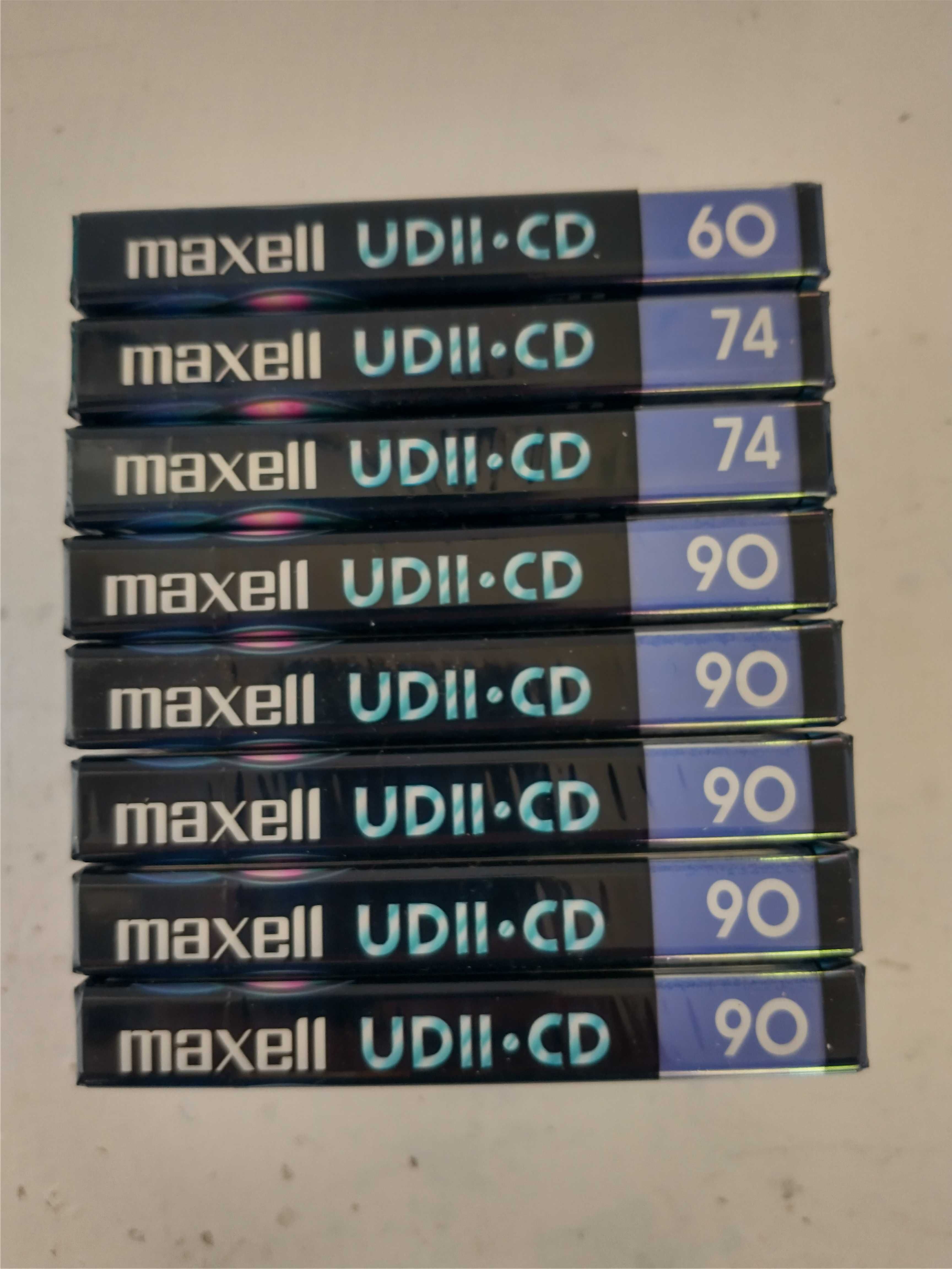 Kasety Maxell UD II CD Chrome 90, 74, 60 ( 8 sztuk )