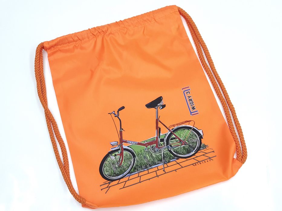 Plecak worek Romet Wigry 3 PRL pomarańczowy wodoodporny ORYGINAŁ DLBIK