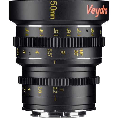 Lentes Cine VEYDRA Mini Prime 12mm e 50mm - Montura M4/3