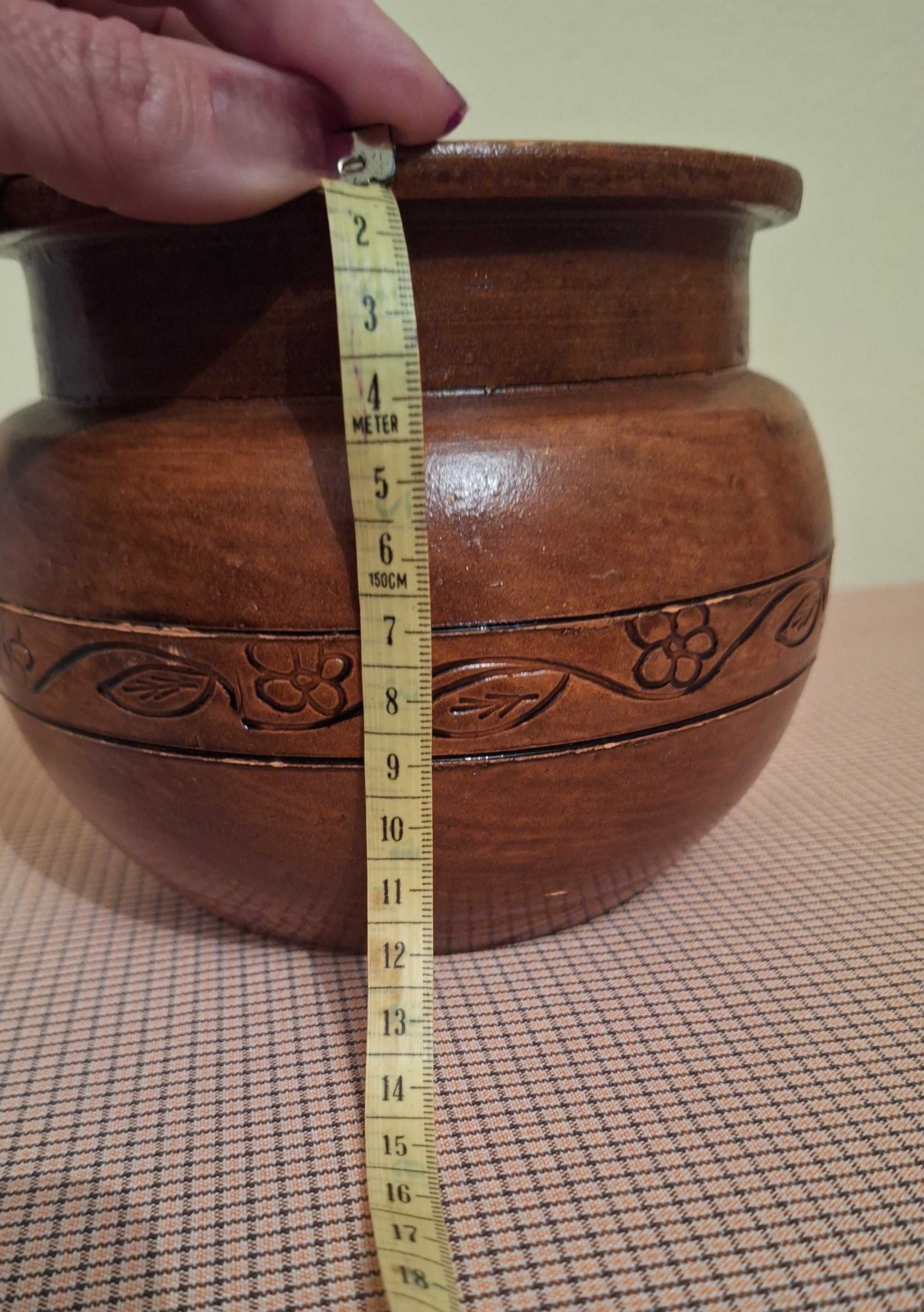 vaso em barro para decoração