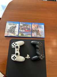 PlayStation4 Pro(Seminovo), Comandos + 3 Jogos