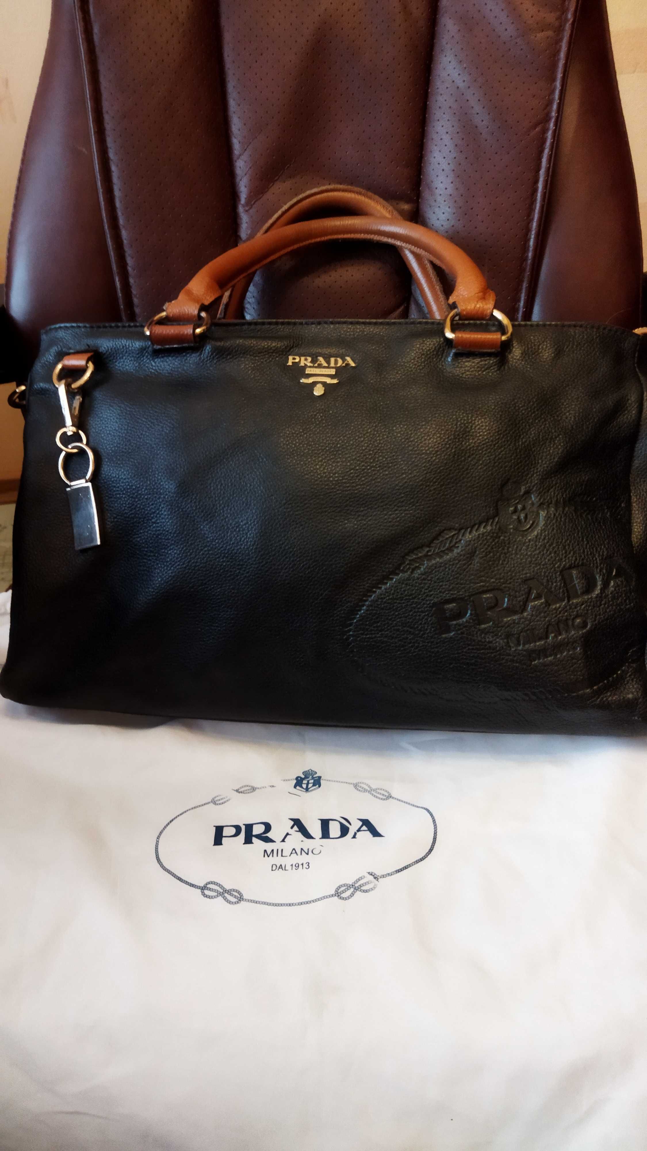 Сумка PRADA MILANO в отличном состоянии, оригинал.