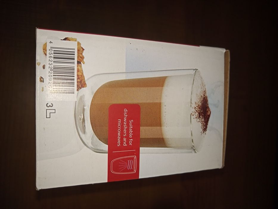 Szklanki do cappucino 300 ml - próżniowe, termiczne 3 szt. NOWE !!!