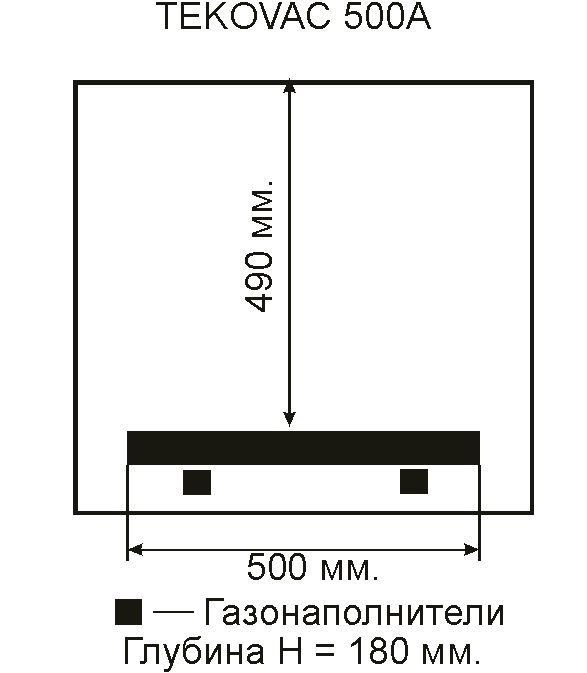 Вакуумный упаковщик TEKOVAC 500/A однокамерный