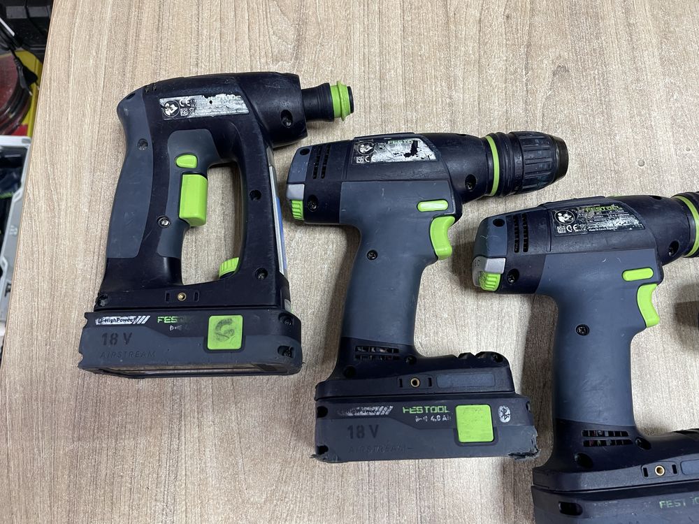 Festool T18+3, Festool C18 / безщіткові шуруповерти Фестул
